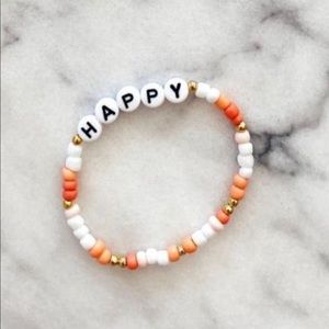 Happy breaded bracelet Jewlery